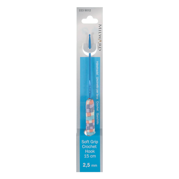Milward Crochet Hook Soft Grip With Polymer Clay Handles 15cm - All Sizes