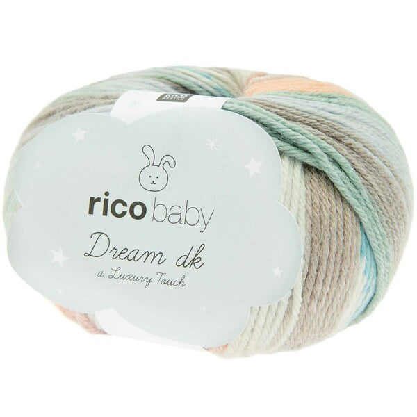 Rico Baby Dream DK Baby Yarn 50g - Beige-Green 010