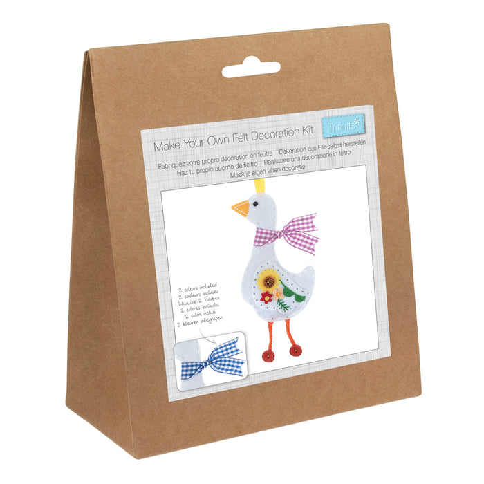 Trimits Felt Decoration Kit Spring Duck GCK249