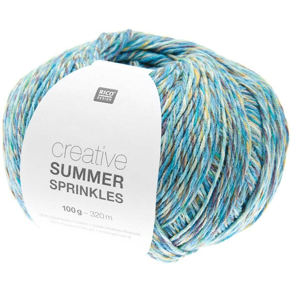 Rico Creative Summer Sprinkles DK Yarn 100g - Aqua 004