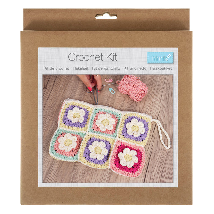 Trimits Crochet Kit Crochet Zip Bag TCRK003