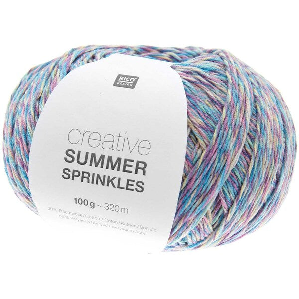 Rico Creative Summer Sprinkles DK Yarn 100g - Sky 003