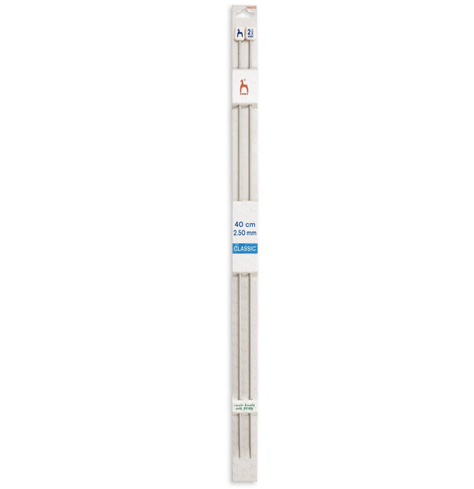 Pony Classic Knitting Needles Single-Ended 40cm - All Sizes