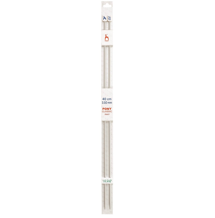 Pony Classic Knitting Needles Single-Ended 40cm - All Sizes