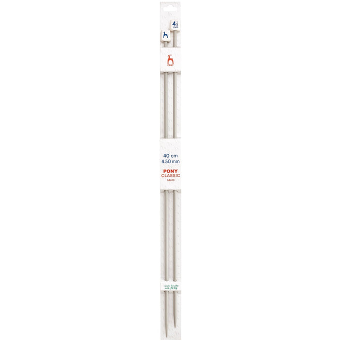 Pony Classic Knitting Needles Single-Ended 40cm - All Sizes