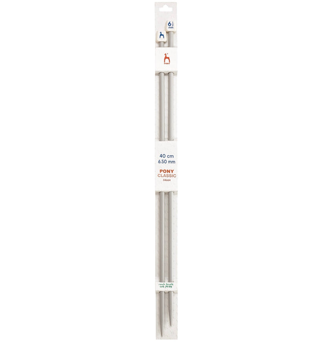 Pony Classic Knitting Needles Single-Ended 40cm - All Sizes