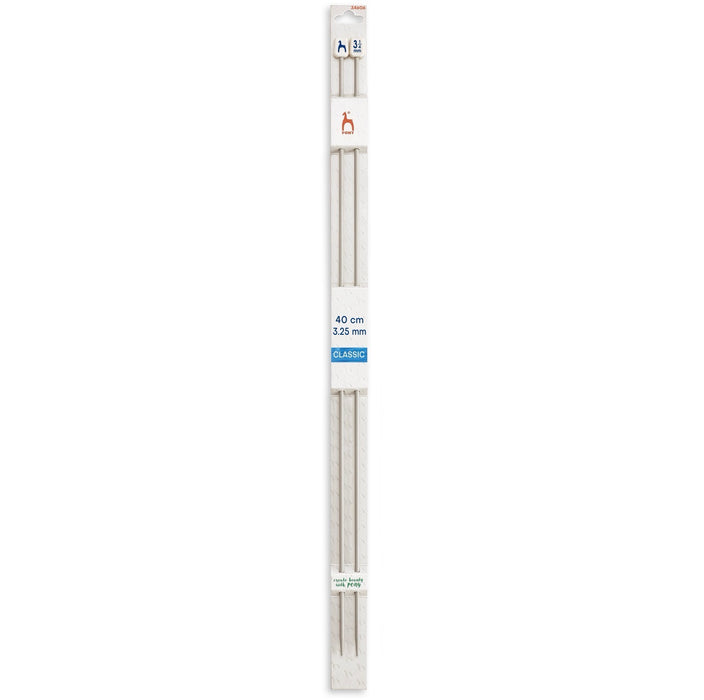 Pony Classic Knitting Needles Single-Ended 40cm - All Sizes