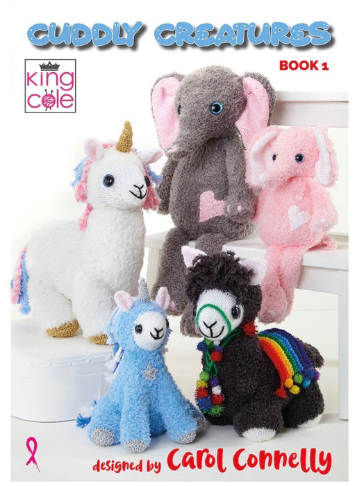 King Cole Cuddly Creatures Book 1 Designed by Carol Connelly (Booklet)