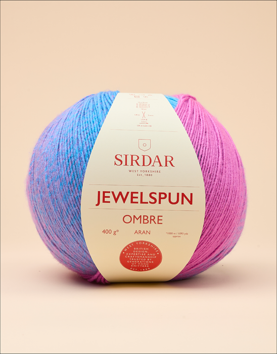 Sirdar Jewelspun Ombre Aran Yarn 400g - All Shades