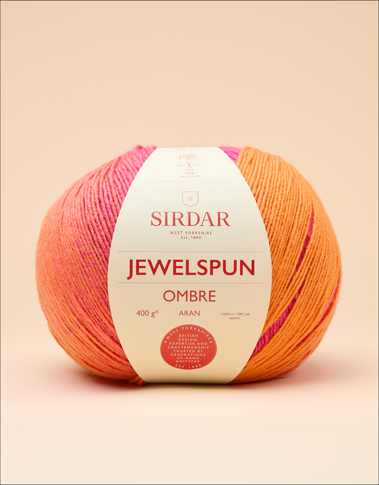 Sirdar Jewelspun Ombre Aran Yarn 400g - All Shades