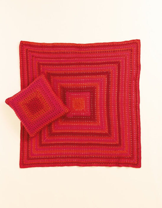 Crochet Pattern Radiant Crochet Blacket in Sirdar Jewelspun Ombre 10930