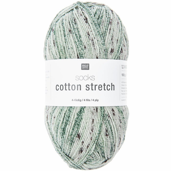 Rico Design Socks Cotton Stretch 4 Ply Yarn 100g - Various Colours