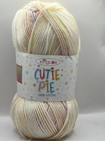 King Cole Cutie Pie DK Baby Yarn 100g - Custard Pie 5384