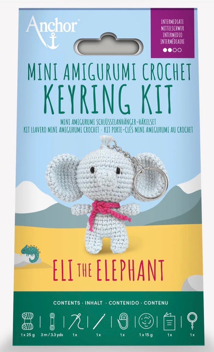 Anchor Mini Amigurumi Crochet Keyring Kit - Various Designs