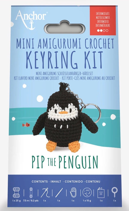 Anchor Mini Amigurumi Crochet Keyring Kit - Various Designs