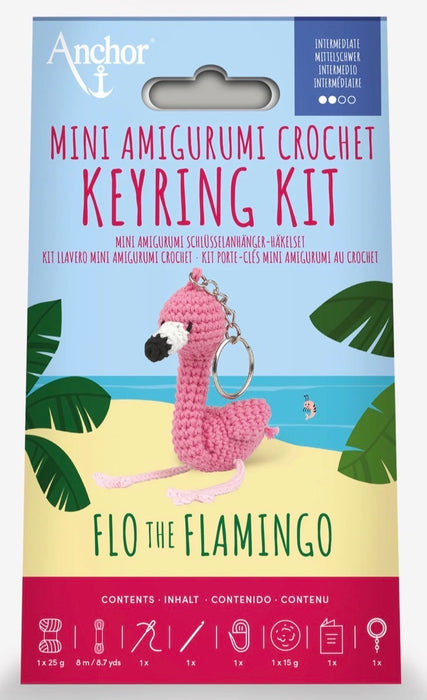 Anchor Mini Amigurumi Crochet Keyring Kit - Various Designs