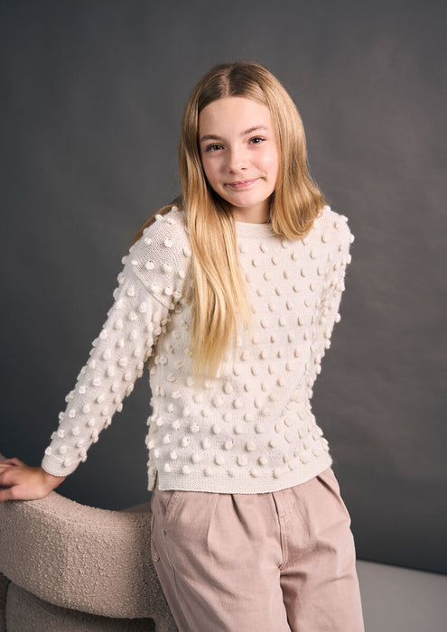 MODE At Rowan Mini PomPom Knitting Pattern in Alpaca Wool MIP119