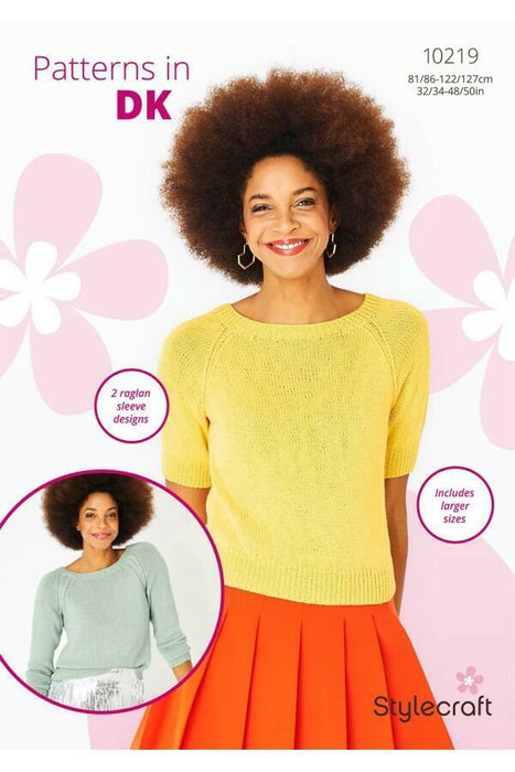 Knitting Pattern Sweaters in Stylecraft Naturals Bamboo & Cotton DK 10219