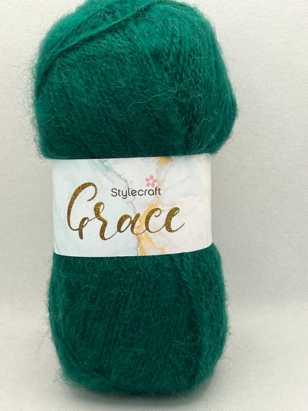 Stylecraft Grace Aran Yarn 100g - Evergreen 2158