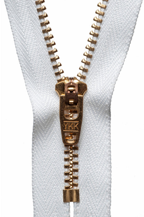 YKK Brass Jeans Zip 20cm / 8” Y520