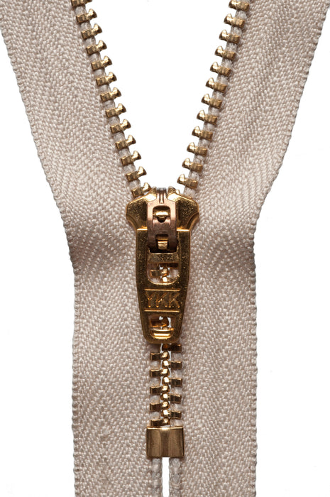 YKK Brass Jeans Zip 20cm / 8” Y520