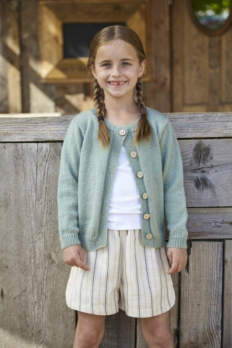 Knitting Pattern Cardigan & Top in King Cole Cherished 4 Ply 6434