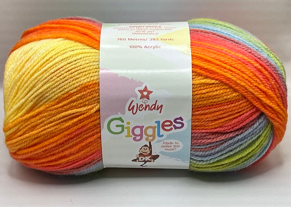 Wendy Giggles DK Baby Yarn 100g - WG01