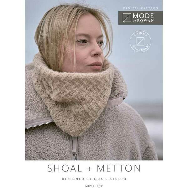 MODE at Rowan Shoal + Metton Knitted in Alpaca Haze MIP10