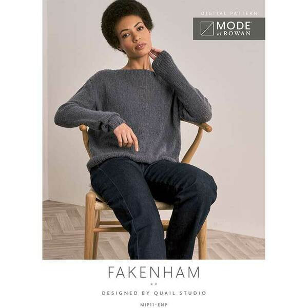 MODE at Rowan Fakenham Knitted in Alpaca Haze MIP11