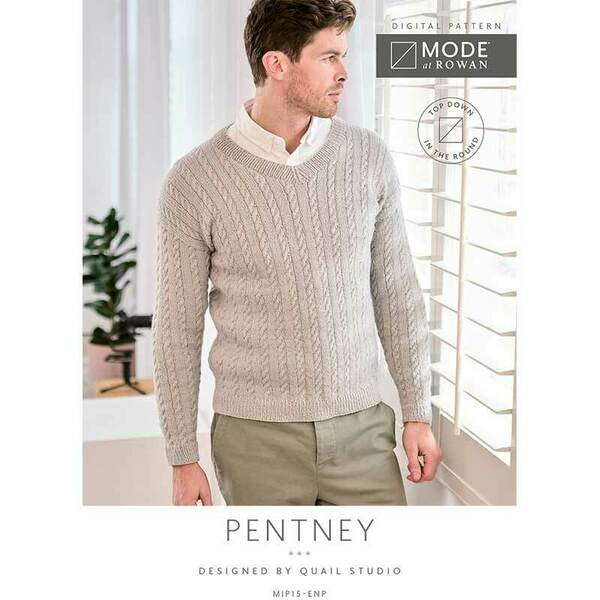 MODE at Rowan Pentney Sweater Knitted in Alpaca Wool MIP15