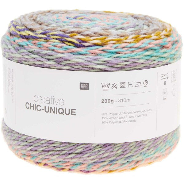 Rico Chic Unique Chunky Yarn 200g 383299 - All Shades