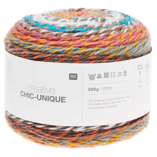 Rico Chic Unique Chunky Yarn 200g 383299 - All Shades