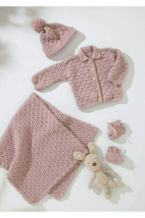 Crochet Pattern Can Set in King Cole Little Lamb DK 6587