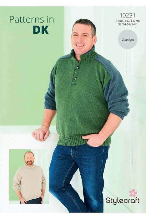 Knitting Pattern Sweaters in Stylecraft Bambino DK 10231