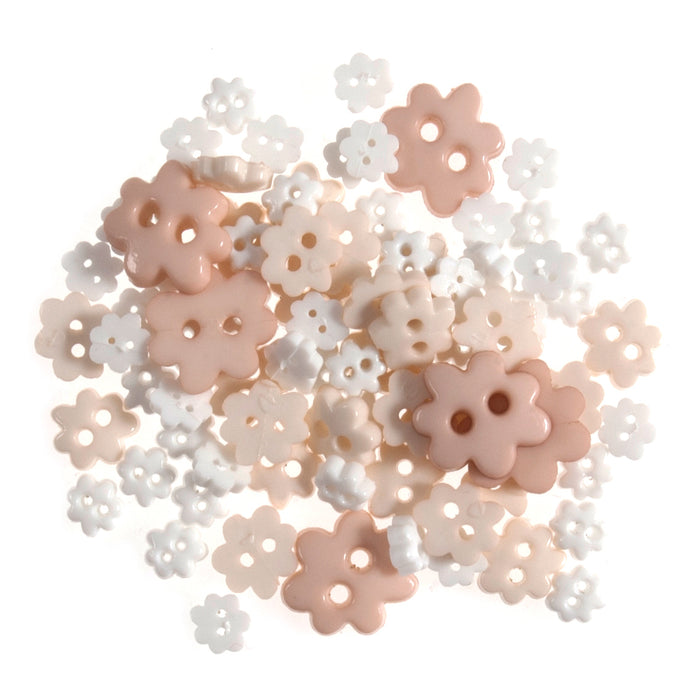 Trimits Mini Craft Buttons White 2.5g B6168\1
