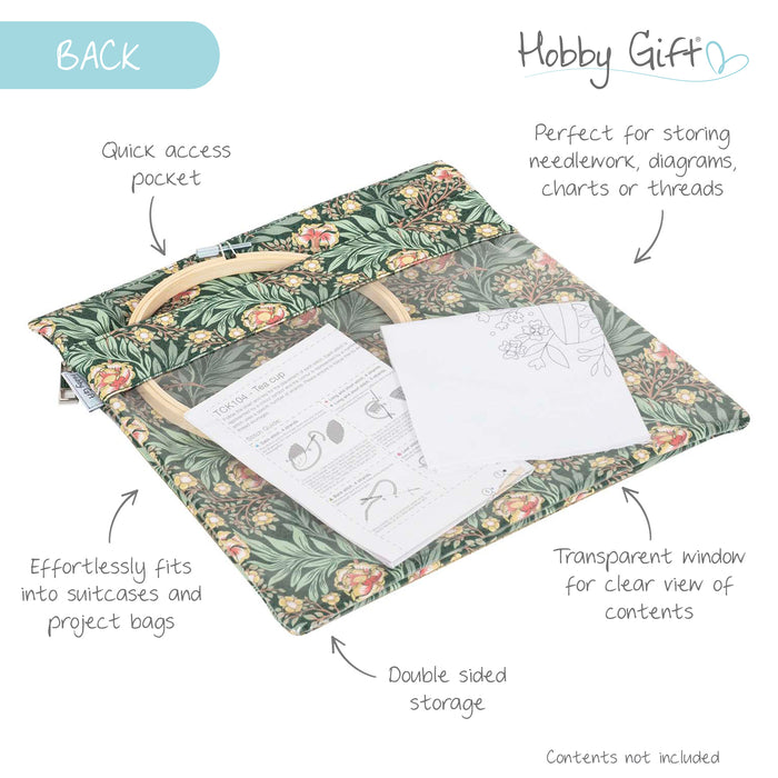 Hobby Gift Project Pouch (L) Morris Green HGPPL\686