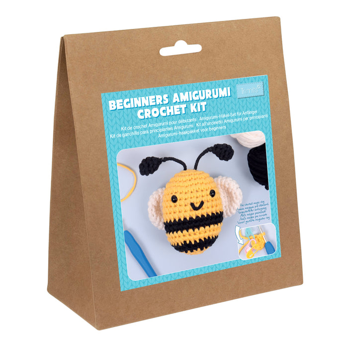 Trimits Crochet Kit Beginners Amigurumi Bee TCRK015