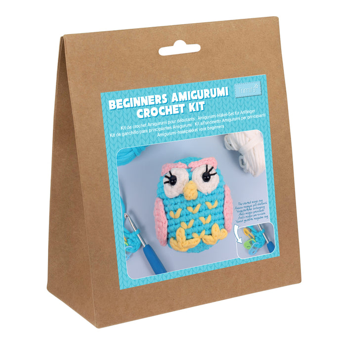 Trimits Crochet Kit Beginners Amigurumi Owl TCRK016