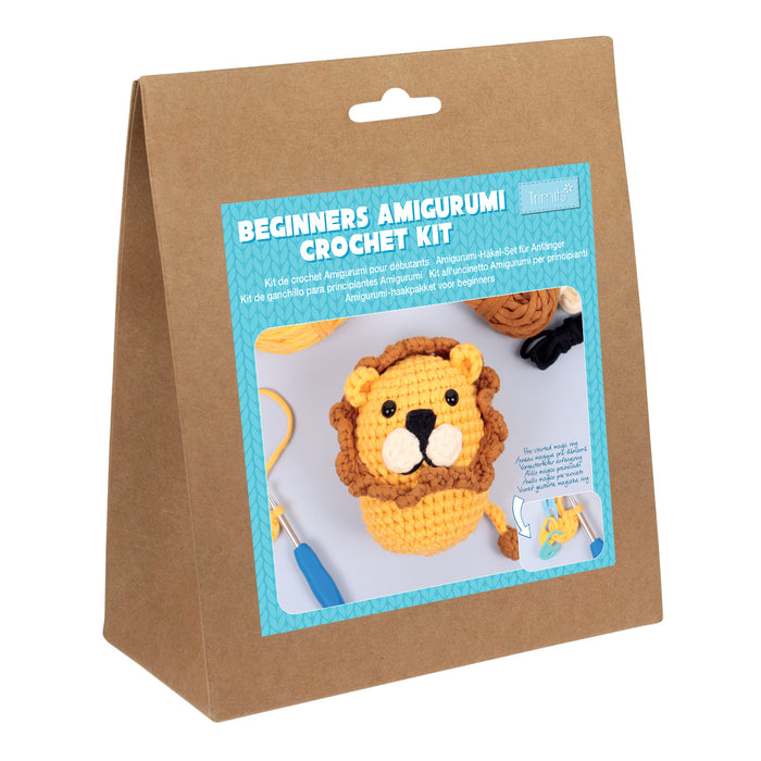 Trimits Crochet Kit Beginners Amigurumi Lion TCRK019