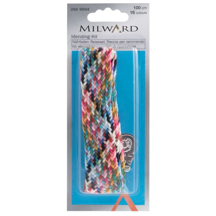 Milward Mending Kit Plait, Needle & Threader 266 9004
