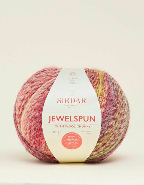 Sirdar Jewelspun With Wool Chunky 200g - All Shades