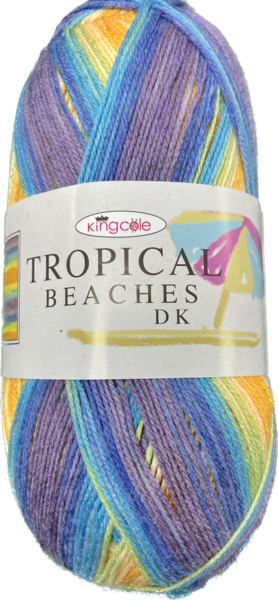 King Cole Tropical Beaches DK Yarn 200g - Banana Beach 4853