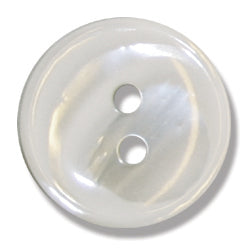 Buttons Transparent Pearl White Stripe 18mm - G279828