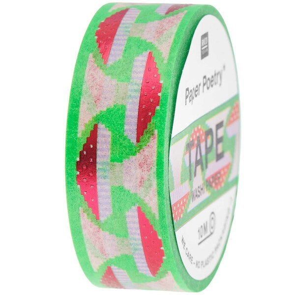 Rico Paper Poetry Washi Tape Shrooom Pixel 10 m - 300905