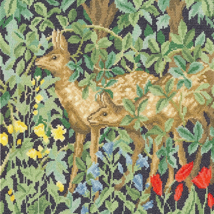 Bothy Threads Counted Cross Stitch Kit Greenery Deer XAC17