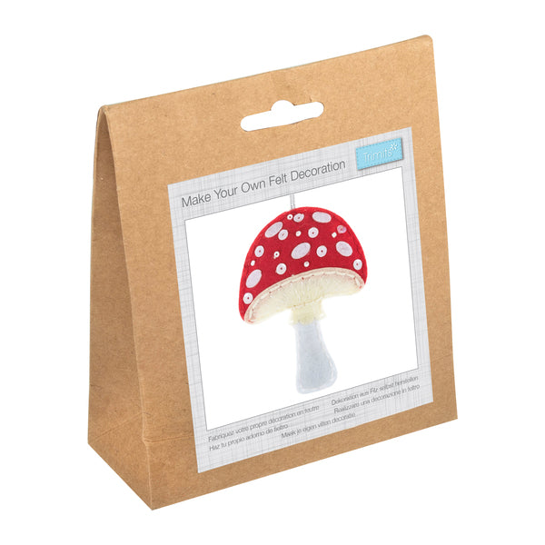 Trimits Felt Decoration Kit Toadstool - GCK224