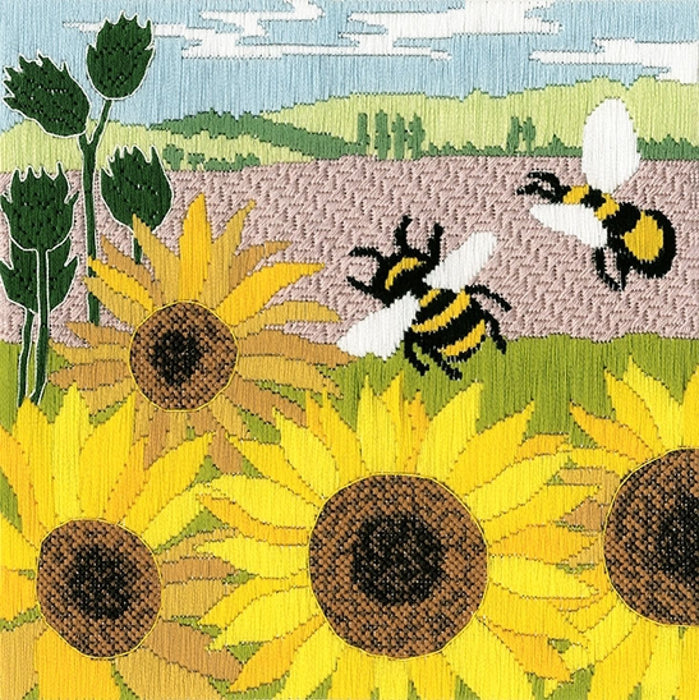 Bothy Threads Long Stitch Kit Sunflower Fields SSKH4