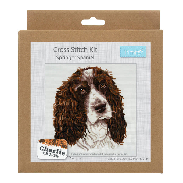 Trimits Cross Stitch Kit Springer Spaniel - GCS105