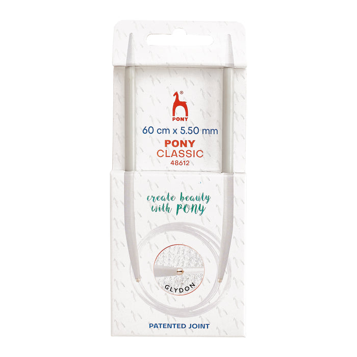 Pony Classic Knitting Needles Fixed Circular 5.50mm 60cm P48612