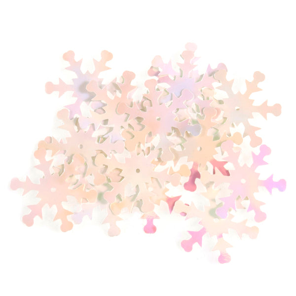 Trimits Sequins Snowflake 24mm White - 025\19